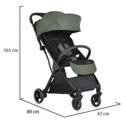 Cangaroo Easy Fold Green Wandelwagen 109577 -KinderReisWereldNederland cangaroo easy fold green wandelwagen 109577 11