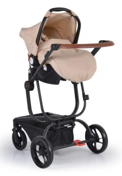 Cangaroo Ellada Beige 3-in-1 Combi Kinderwagen Incl. Autostoel -KinderReisWereldNederland cangaroo ellada beige 3 in 1 kinderwagen incl. autostoel 15