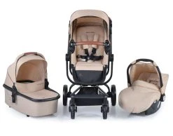 Cangaroo Ellada Beige 3-in-1 Combi Kinderwagen Incl. Autostoel -KinderReisWereldNederland cangaroo ellada beige 3 in 1 kinderwagen incl. autostoel 18