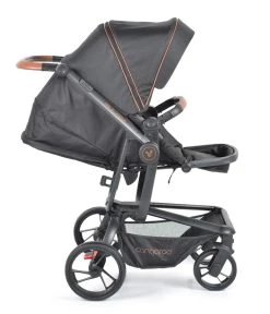 Cangaroo Ellada Black 3-in-1 Combi Kinderwagen Incl. Autostoel -KinderReisWereldNederland cangaroo ellada black 3 in 1 kinderwagen incl. autostoel 12 1