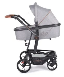 Cangaroo Ellada Grey 3-in-1 Combi Kinderwagen Incl. Autostoel -KinderReisWereldNederland cangaroo ellada grey 3 in 1 kinderwagen incl. autostoel 4 1