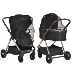Cangaroo Empire Black 3-in-1 Kinderwagen Incl. Autostoel -KinderReisWereldNederland cangaroo empire black 3 in 1 kinderwagen incl. autostoel 10