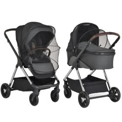 Cangaroo Empire Dark Grey 3-in-1 Kinderwagen Incl. Autostoel -KinderReisWereldNederland cangaroo empire dark grey 3 in 1 kinderwagen incl. autostoel 10