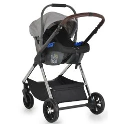 Cangaroo Empire Light Grey 3-in-1 Kinderwagen Incl. Autostoel -KinderReisWereldNederland cangaroo empire light grey 3 in 1 kinderwagen incl. autostoel 16