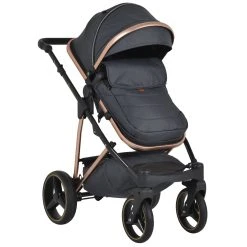 Cangaroo Florence Black 3-in-1 Kinderwagen Incl. Autostoel 109997 -KinderReisWereldNederland cangaroo florence black 3 in 1 kinderwagen incl. autostoel 109997 6