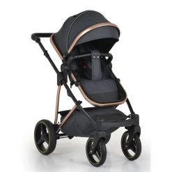 Cangaroo Florence Black 3-in-1 Kinderwagen Incl. Autostoel 109997 -KinderReisWereldNederland cangaroo florence black 3 in 1 kinderwagen incl. autostoel 109997 7
