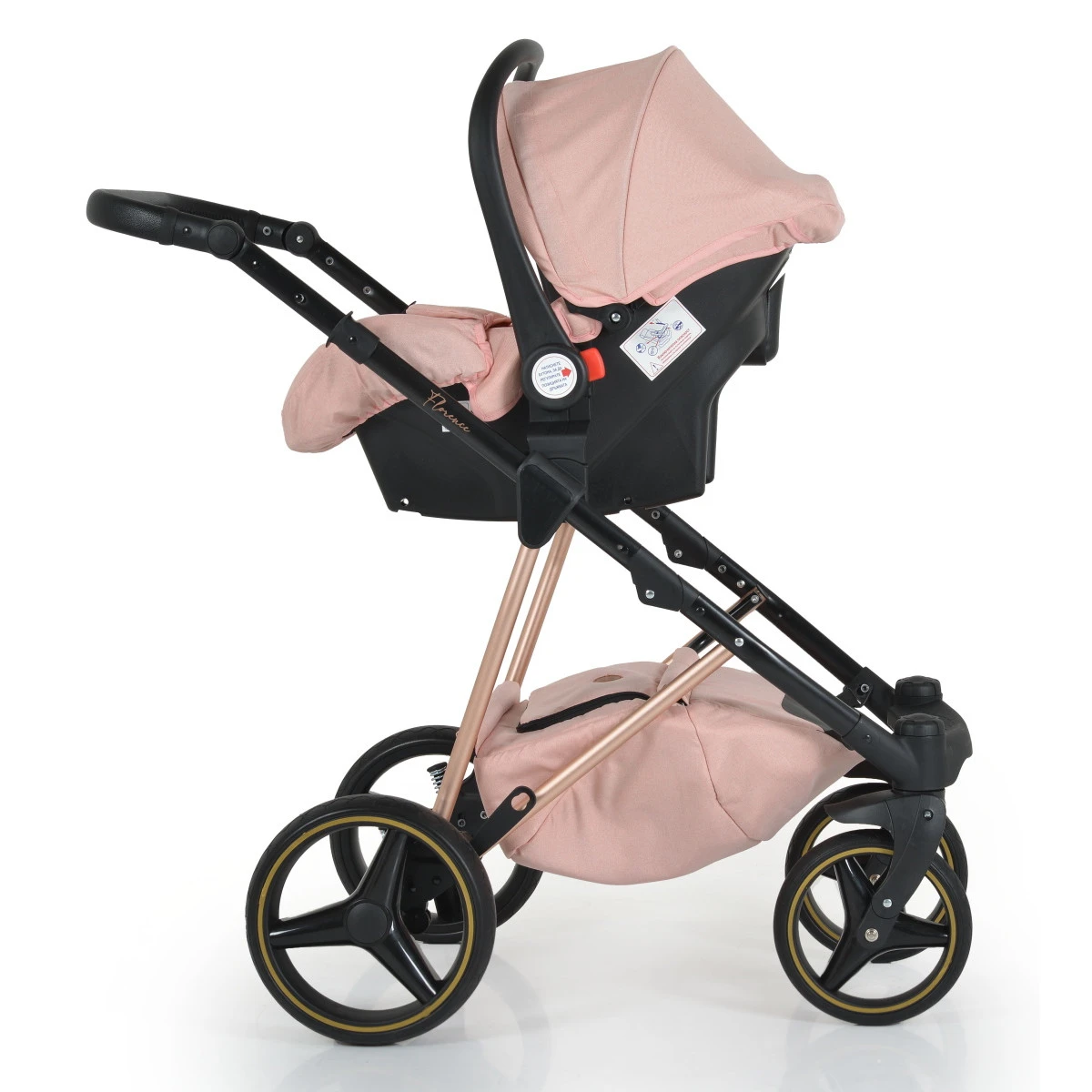 Cangaroo Florence Pink 3-in-1 Kinderwagen Incl. Autostoel 109995 19 Cangaroo Florence Pink 3-in-1 Kinderwagen Incl. Autostoel 109995 - Afbeelding 19
