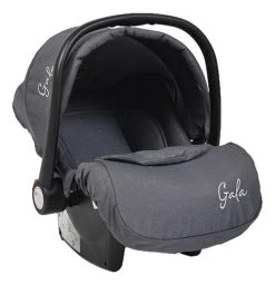 Cangaroo Gala Steel Grey 3-in-1 Combi Kinderwagen Incl. Autostoel -KinderReisWereldNederland cangaroo gala black leather 2 in 1 combi kinderwagen