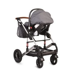 Cangaroo Gala Steel Grey 3-in-1 Combi Kinderwagen Incl. Autostoel -KinderReisWereldNederland cangaroo gala black leather 3 in 1 combi kinderwagen incl autostoel 8