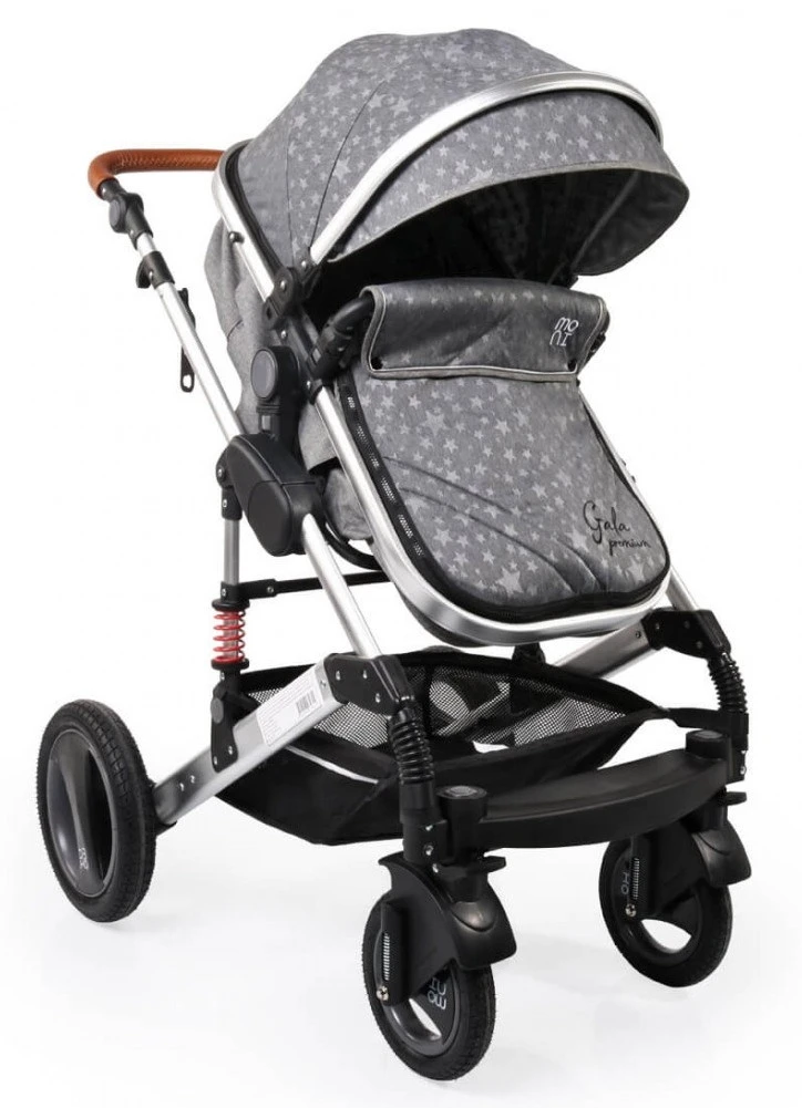 Cangaroo Gala Premium Stars 3-in-1 Combi Kinderwagen Incl. Autostoel 2 Cangaroo Gala Premium Stars 3-in-1 Combi Kinderwagen Incl. Autostoel - Afbeelding 2