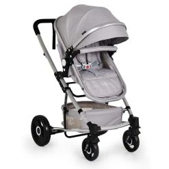 Cangaroo Gigi Light Grey 3-in-1 Combi Kinderwagen Incl. Autostoel -KinderReisWereldNederland cangaroo gigi light grey 3 in 1 combi kinderwagen 13