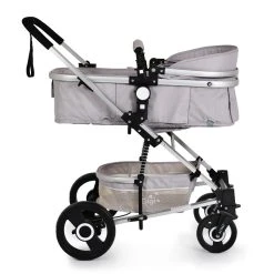 Cangaroo Gigi Light Grey 3-in-1 Combi Kinderwagen Incl. Autostoel -KinderReisWereldNederland cangaroo gigi light grey 3 in 1 combi kinderwagen 4