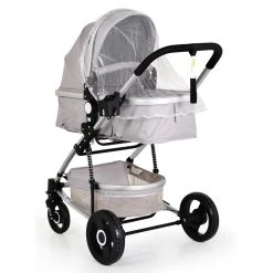 Cangaroo Gigi Light Grey 3-in-1 Combi Kinderwagen Incl. Autostoel -KinderReisWereldNederland cangaroo gigi light grey 3 in 1 combi kinderwagen 6