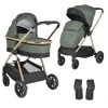 Cangaroo Hydra Green 2-in-1 Kinderwagen Incl. Adapter