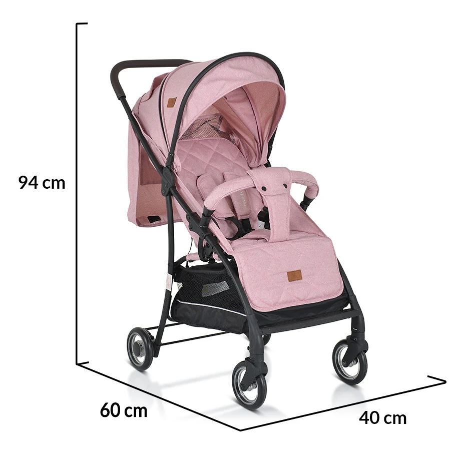 Cangaroo London Pink Wandelwagen 5727 12 Cangaroo London Pink Wandelwagen 5727 - Afbeelding 12