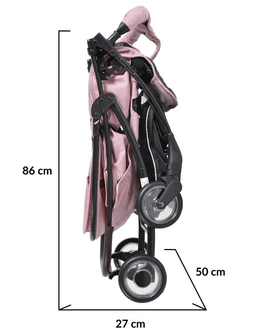 Cangaroo London Pink Wandelwagen 5727 13 Cangaroo London Pink Wandelwagen 5727 - Afbeelding 13