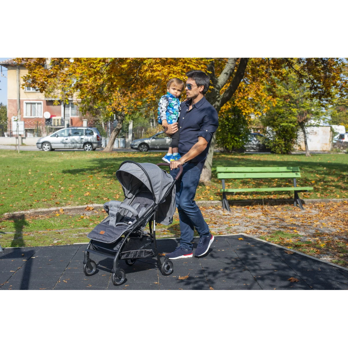 Cangaroo London Pink Wandelwagen 5727 14 Cangaroo London Pink Wandelwagen 5727 - Afbeelding 14