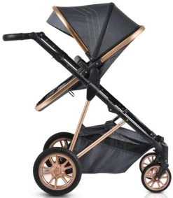 Cangaroo Midas Black 3-in-1 Combi Kinderwagen Incl. Autostoel -KinderReisWereldNederland cangaroo midas black 3 in 1 combi kinderwagen incl. autostoel 6