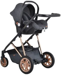 Cangaroo Midas Black 3-in-1 Combi Kinderwagen Incl. Autostoel -KinderReisWereldNederland cangaroo midas black 3 in 1 combi kinderwagen incl. autostoel 8