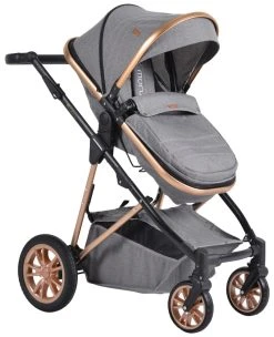 Cangaroo Midas Grey 3-in-1 Combi Kinderwagen Incl. Autostoel -KinderReisWereldNederland cangaroo midas grey 3 in 1 combi kinderwagen incl. autostoel 3