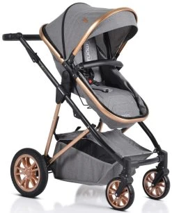 Cangaroo Midas Grey 3-in-1 Combi Kinderwagen Incl. Autostoel -KinderReisWereldNederland cangaroo midas grey 3 in 1 combi kinderwagen incl. autostoel 4