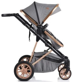 Cangaroo Midas Grey 3-in-1 Combi Kinderwagen Incl. Autostoel -KinderReisWereldNederland cangaroo midas grey 3 in 1 combi kinderwagen incl. autostoel 6
