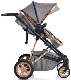 Cangaroo Midas Grey 3-in-1 Combi Kinderwagen Incl. Autostoel -KinderReisWereldNederland cangaroo midas grey 3 in 1 combi kinderwagen incl. autostoel 7