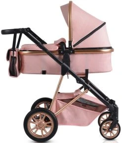 Cangaroo Midas Pink 3-in-1 Combi Kinderwagen Incl. Autostoel 15 Cangaroo Midas Pink 3-in-1 Combi Kinderwagen Incl. Autostoel -KinderReisWereldNederland cangaroo midas pink 3 in 1 combi kinderwagen incl. autostoel 2 1