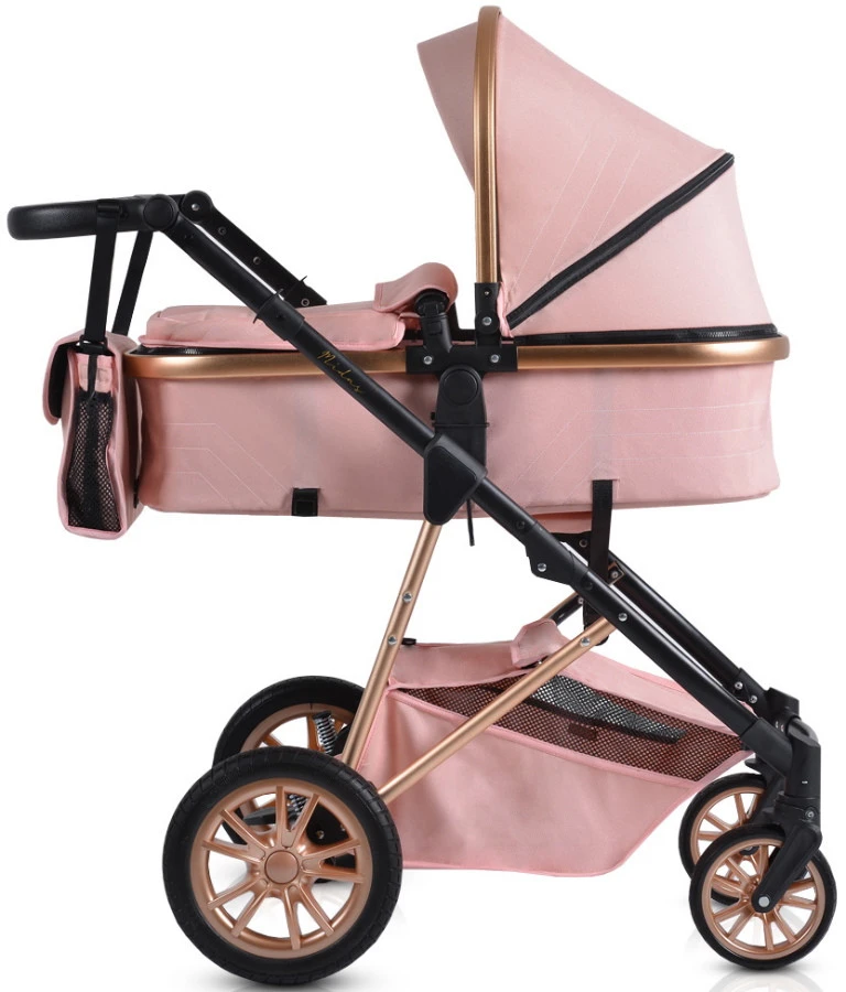 Cangaroo Midas Pink 3-in-1 Combi Kinderwagen Incl. Autostoel 3 Cangaroo Midas Pink 3-in-1 Combi Kinderwagen Incl. Autostoel - Afbeelding 3