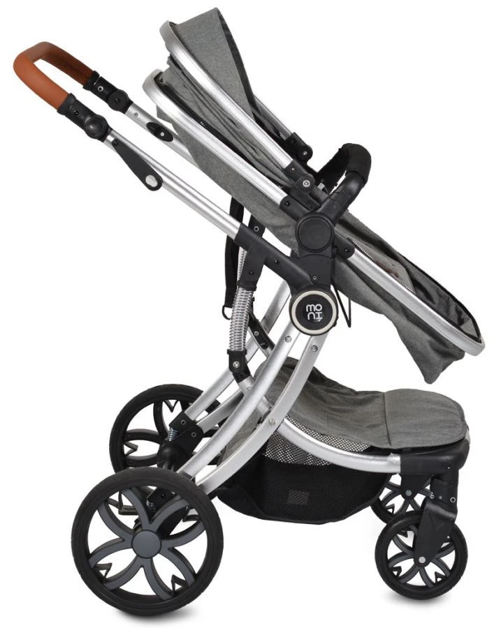Cangaroo Polly Grey 3-in-1 Combi Kinderwagen Incl. Autostoel 10 Cangaroo Polly Grey 3-in-1 Combi Kinderwagen Incl. Autostoel - Afbeelding 10