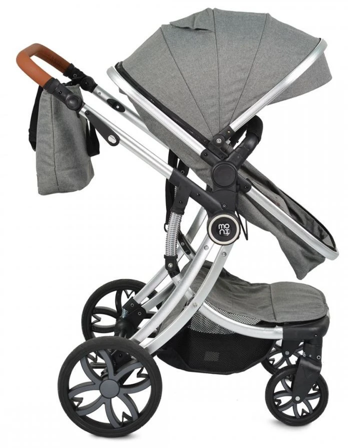 Cangaroo Polly Grey 3-in-1 Combi Kinderwagen Incl. Autostoel 2 Cangaroo Polly Grey 3-in-1 Combi Kinderwagen Incl. Autostoel - Afbeelding 2