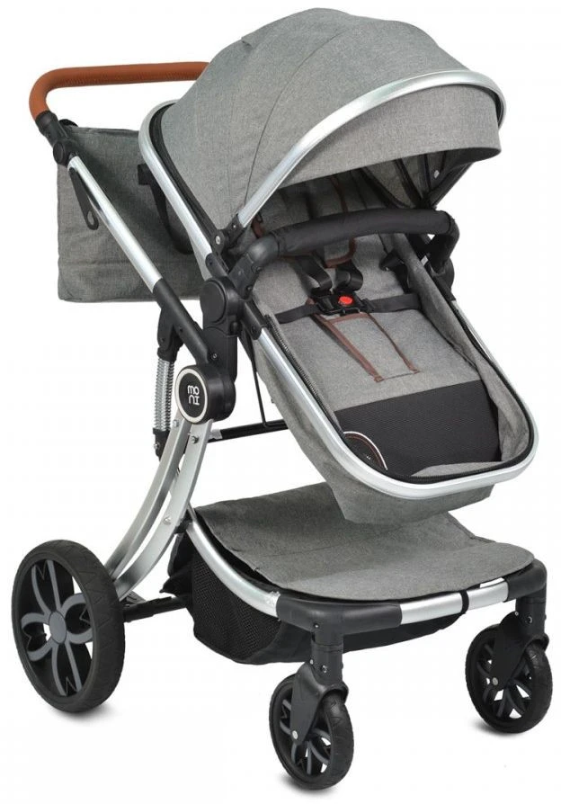 Cangaroo Polly Grey 3-in-1 Combi Kinderwagen Incl. Autostoel 4 Cangaroo Polly Grey 3-in-1 Combi Kinderwagen Incl. Autostoel - Afbeelding 4