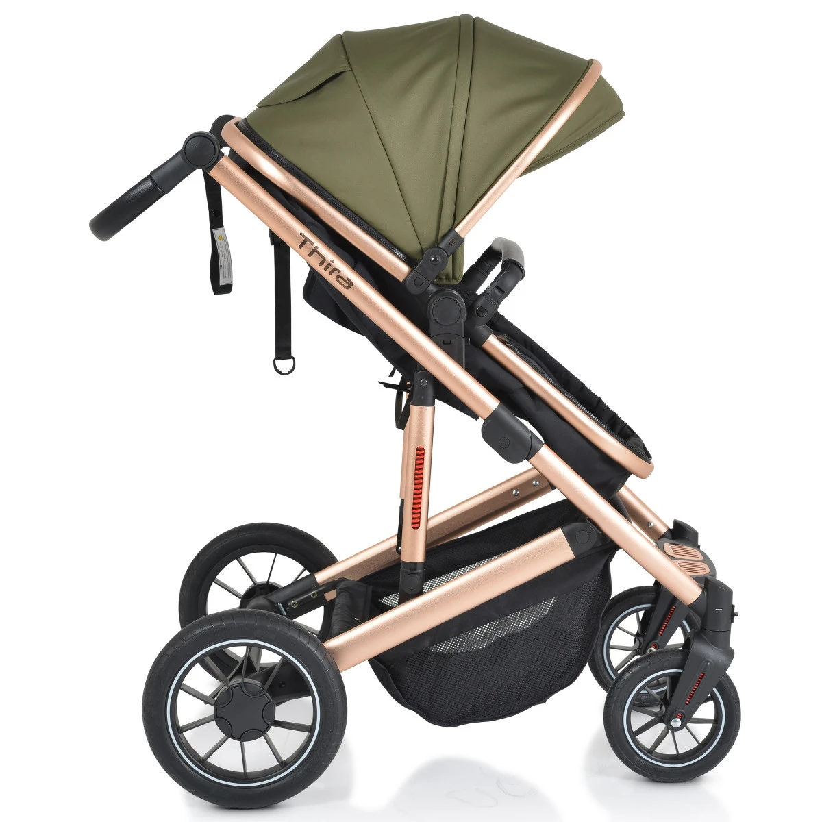 Cangaroo Thira Green 3-in-1 Combi Kinderwagen Incl. Autostoel 14 Cangaroo Thira Green 3-in-1 Combi Kinderwagen Incl. Autostoel - Afbeelding 14