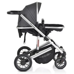 Cangaroo Thira Grey 3-in-1 Combi Kinderwagen Incl. Autostoel -KinderReisWereldNederland cangaroo thira grey 3 in 1 combi kinderwagen 17