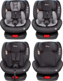Ding Cruz Dark Grey 360° Isofix Autostoel 0-36kg DI-101920 -KinderReisWereldNederland di 101920 ding cruz dark grey 4options