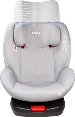 Ding Cruz Light Grey 360° Isofix Autostoel 0-36kg DI-101921 -KinderReisWereldNederland di 101921 ding cruz light grey positions