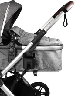 Ding Juna Grey/Silver 3-in-1 Combi Kinderwagen Incl. Autostoel DI-381710 -KinderReisWereldNederland di 381710 8720289397159 juna grey silver 14 1