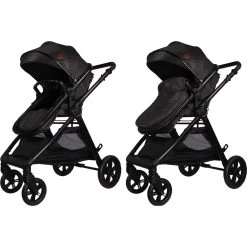 Ding Liam Anthracite 3-in-1 Combi Kinderwagen Incl. Autostoel DI-381711 -KinderReisWereldNederland di 381711 5420067926696 ding liam black 10a