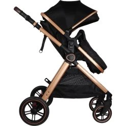 Ding Liam Black/Rose 3-in-1 Combi Kinderwagen Incl. Autostoel DI-381712 -KinderReisWereldNederland di 381712 5420067926702 ding liam black rose 04