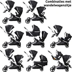 Ding Amigo Black/Silver Tweeling Kinderwagen Incl. 2 Autostoelen DI-191710 23 Ding Amigo Black/Silver Tweeling Kinderwagen Incl. 2 Autostoelen DI-191710 -KinderReisWereldNederland ding amigo black silver tweeling kinderwagen incl. 2 autostoelen di 191710 2 1