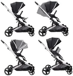 Ding Amigo Black/Silver Tweeling Kinderwagen Incl. 2 Autostoelen DI-191710 24 Ding Amigo Black/Silver Tweeling Kinderwagen Incl. 2 Autostoelen DI-191710 -KinderReisWereldNederland ding amigo black silver tweeling kinderwagen incl. 2 autostoelen di 191710 3 1