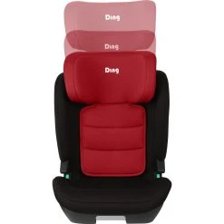 Ding Aron Red I-Size Autostoel 15-36 Kg DI-111923 -KinderReisWereldNederland ding aron red i size di 111923 11positions