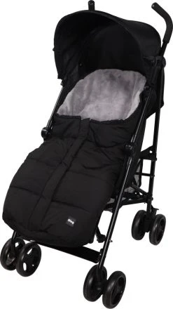 Ding Black Deluxe Universele Buggy/Wandelwagen Voetenzak DI-252424 -KinderReisWereldNederland ding black deluxe universele kinderwagen voetenzak09