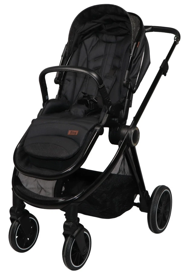 Ding Fenix Black/Black Kinderwagen DI-191701 8 Ding Fenix Black/Black Kinderwagen DI-191701 - Afbeelding 8