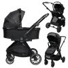 Ding Fenix Black/Black 3-in-1 Combi Kinderwagen Incl. Autostoel