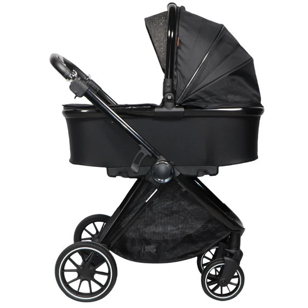 Ding Fenix Black/Black 3-in-1 Combi Kinderwagen Incl. Autostoel 5 Ding Fenix Black/Black 3-in-1 Combi Kinderwagen Incl. Autostoel - Afbeelding 5
