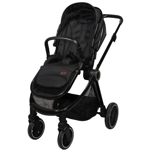 Ding Fenix Black/Black 3-in-1 Combi Kinderwagen Incl. Autostoel 9 Ding Fenix Black/Black 3-in-1 Combi Kinderwagen Incl. Autostoel - Afbeelding 9