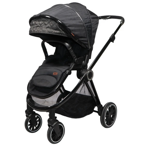 Ding Fenix Black/Black 3-in-1 Combi Kinderwagen Incl. Autostoel 8 Ding Fenix Black/Black 3-in-1 Combi Kinderwagen Incl. Autostoel - Afbeelding 8