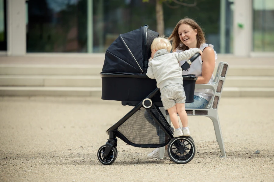 Ding Fenix Black/Black Kinderwagen DI-191701 19 Ding Fenix Black/Black Kinderwagen DI-191701 - Afbeelding 19