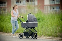 Ding Fenix Grey/Silver Kinderwagen DI-191703 -KinderReisWereldNederland ding fenix grey kinderwagen